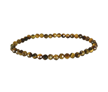 Load image into Gallery viewer, Tiger&#39;s Eye Faceted Bead Bracelet

