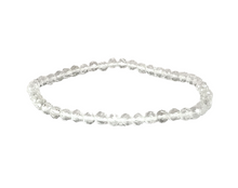 Load image into Gallery viewer, Clear Quartz Faceted Bead Bracelet
