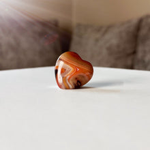 Load image into Gallery viewer, Striped Carnelian Heart (3cm)
