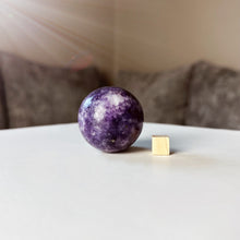 Load image into Gallery viewer, Lepidolite (Unicorn) Sphere (40mm)
