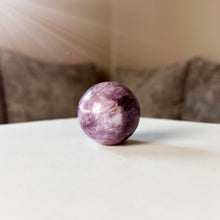 Load image into Gallery viewer, Lepidolite (Unicorn) Sphere (40mm)
