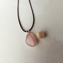 Load image into Gallery viewer, Rose Quartz Bail Pendant
