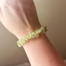 Load image into Gallery viewer, Peridot &amp; Clear Quartz Multi-Strand Chip Bracelet
