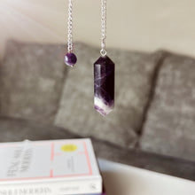 Load image into Gallery viewer, Double Terminated Amethyst Pendulum
