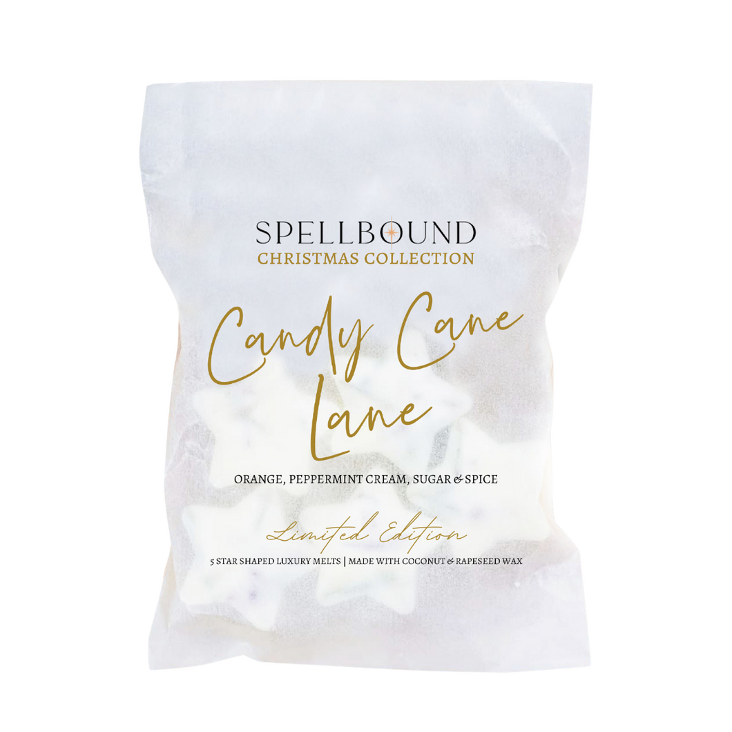 'Candy Cane Lane' Luxury Wax Melt Stars