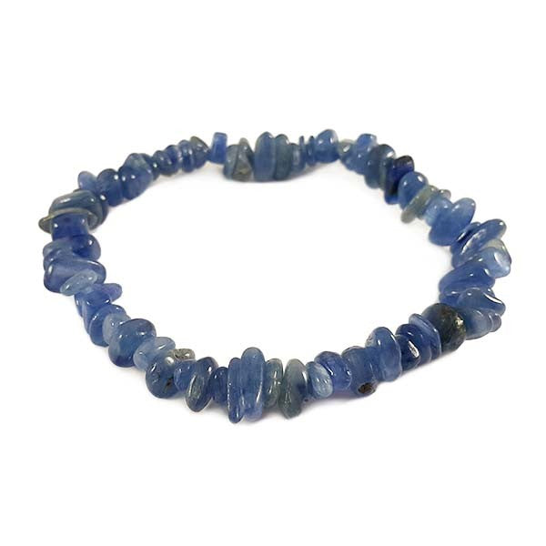 Blue Kyanite Crystal Chip Bracelet