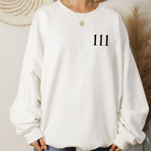 Load image into Gallery viewer, All I See Is Signs - 111 Angel Number Sweatshirt
