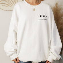 Load image into Gallery viewer, All I See Is Signs - 222 Angel Number Sweatshirt
