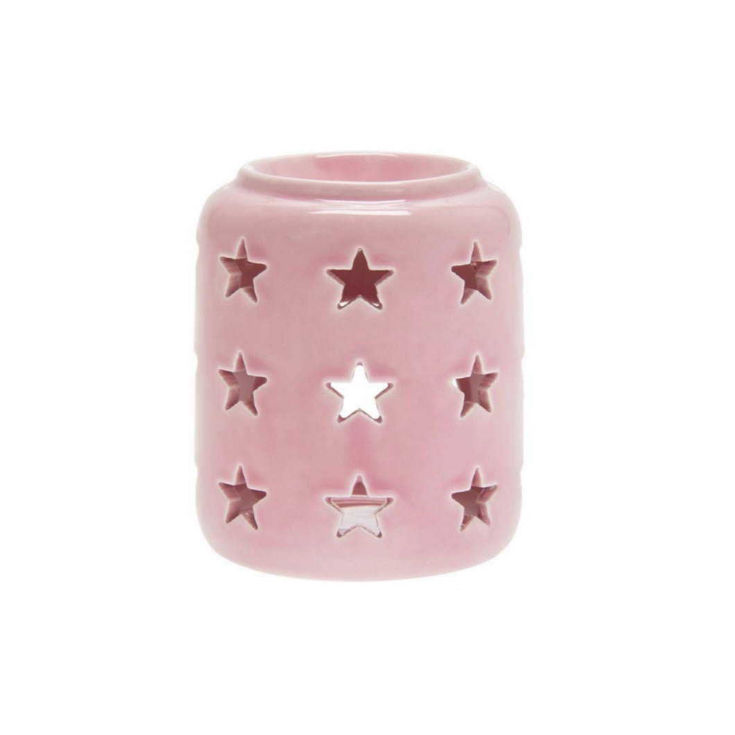 Pink Stars Wax Warmer