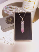 Load image into Gallery viewer, Fluorite Double Pointed Sterling Silver Pendant
