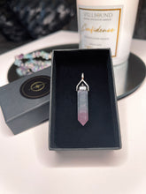Load image into Gallery viewer, Fluorite Double Pointed Sterling Silver Pendant
