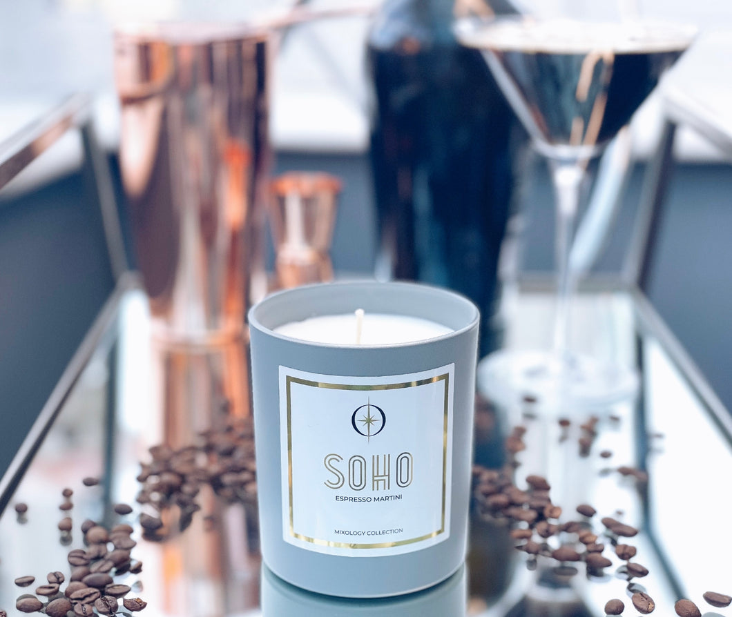 'Soho' - Espresso Martini - Luxury Scented Mixology Candle