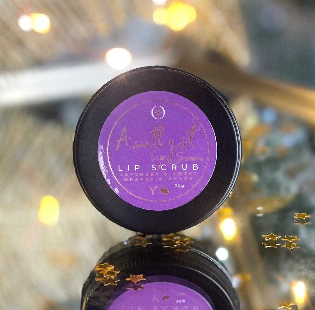 Amethyst 'Lip Service' - Luxury Organic Lip Scrub