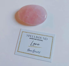 Load image into Gallery viewer, Rose Quartz Palm Stone
